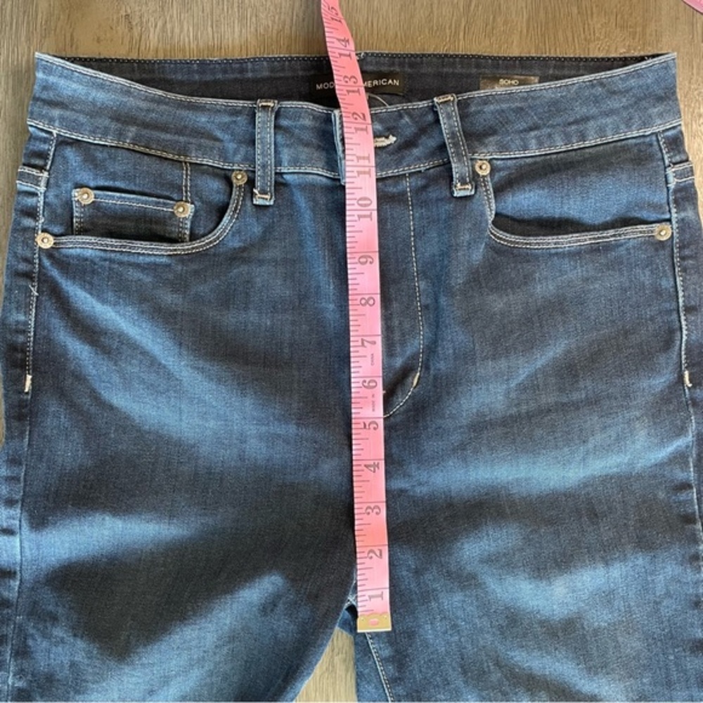 💛 NWT Modern American Dark Blue Soho Ankle Skinny Jeans - Picture 11 of 13